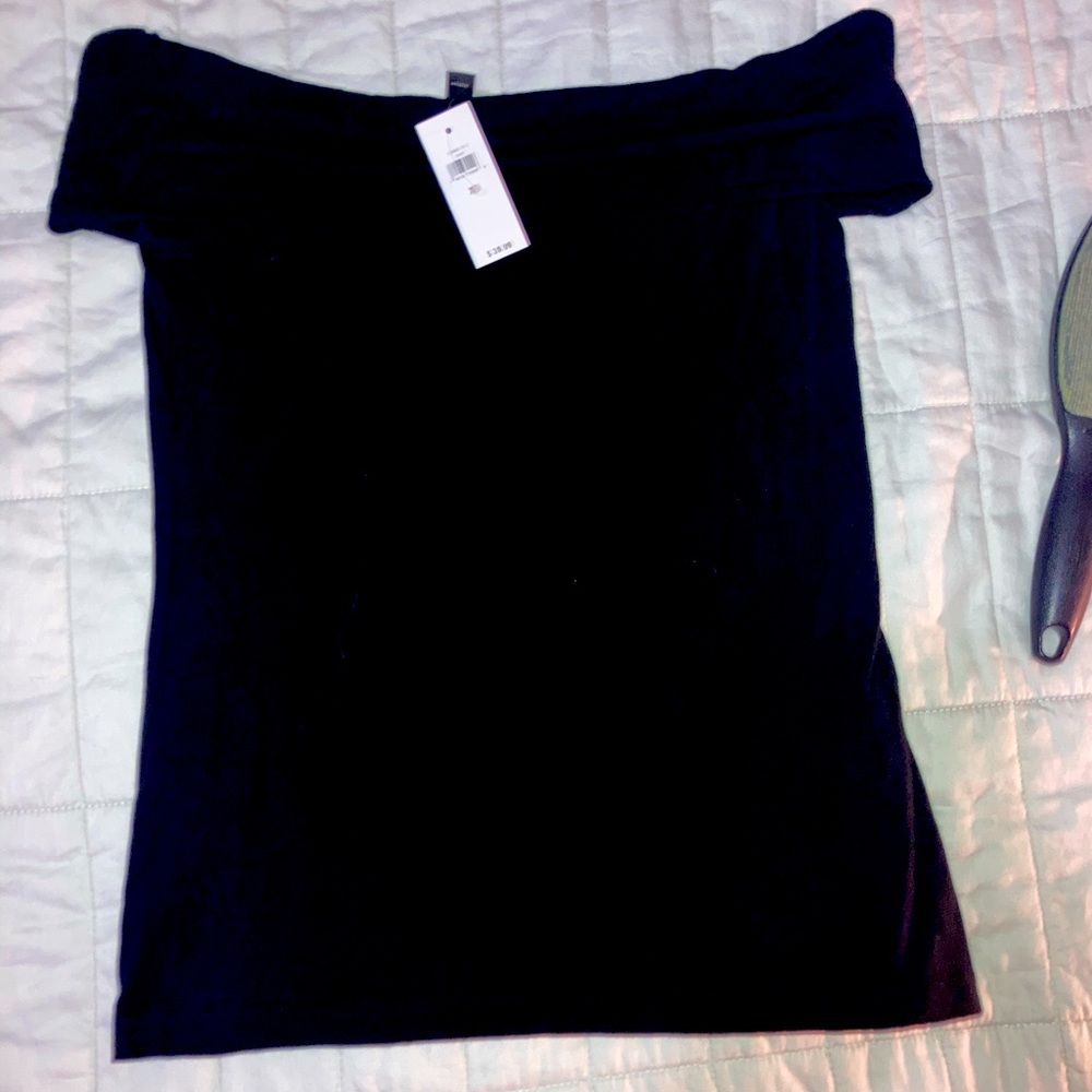 5/$25 Off the shoulder knit top